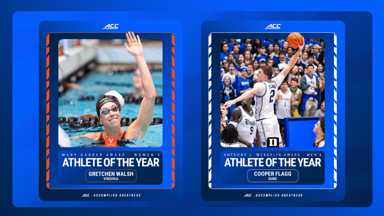 Gretchen Walsh Named ACC Athlete of the Year Alongside Basketball Star Cooper Flagg