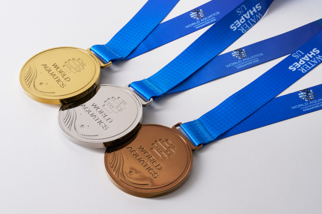 World Aquatics Unveils Medals Made of Recycled Aluminum Cans for 2025 World Championships