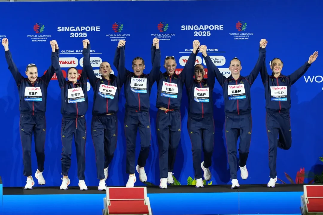 En Singapur, España consiguió su mejor Mundial de natación artística de toda la historia