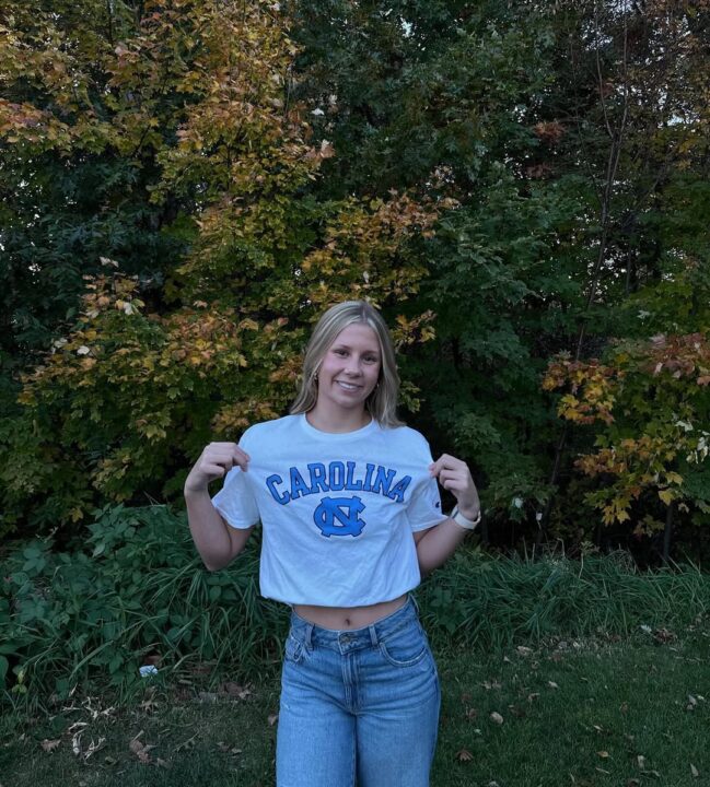 North Carolina Adds Breaststroke/IMer Cate Pawlaski to 2026 Recruiting Class