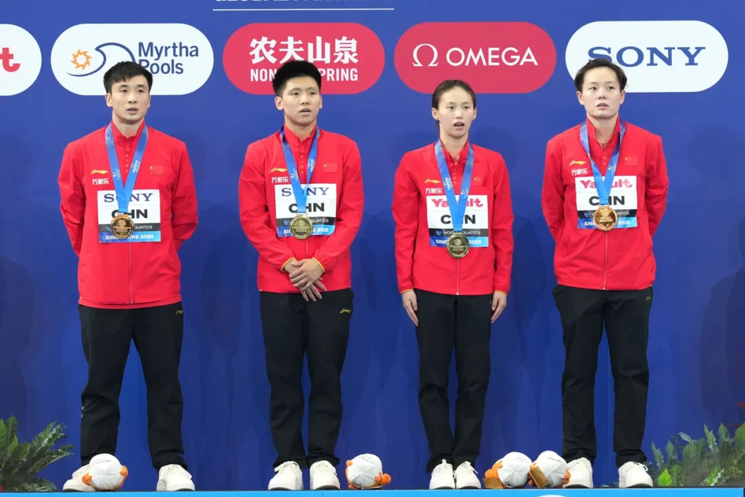 Chen Yiwen & Chen Yuxi Score Each Score Three Golds, Four-Peats In Women’s Worlds Diving