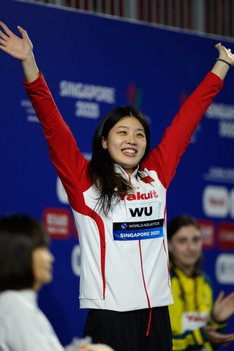 Wu Qingfeng Fires Off 24.02 Lifetime Best In Women’s 50 Free At Chinese Nationals