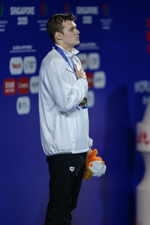 WATCH: Hubert Kos Blasts 1:53.19 200 Backstroke European Record (Day 6 Worlds Race Videos)