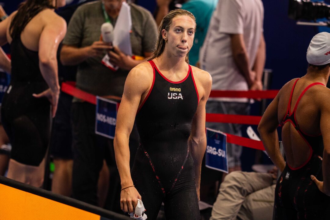 2025 World Cup — Carmel: Gretchen Walsh Scratches 50 Free Final