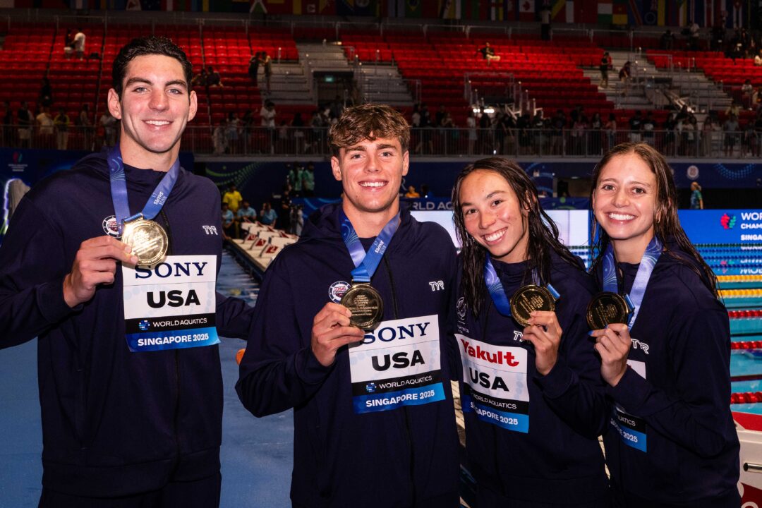 Mixed Relay Lead-Offs Now Eligible For World Records
