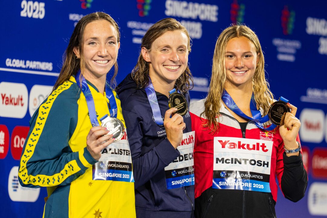 SwimSwam Pulse: Women’s 800 Free Showdown, McIntosh’s Dominance The Top Stories of 2025