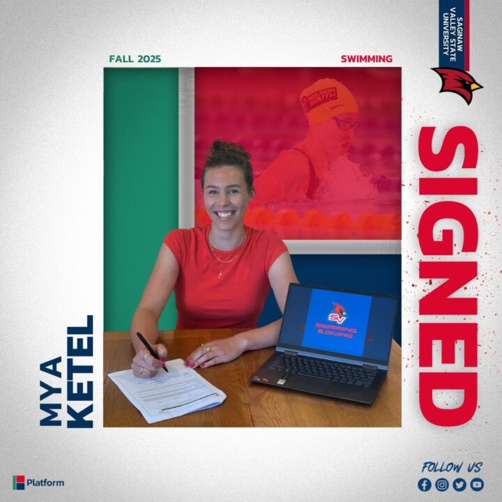 New Zealand’s Mya Ketel Heads North to Swim for Saginaw Valley State this Fall (2025)