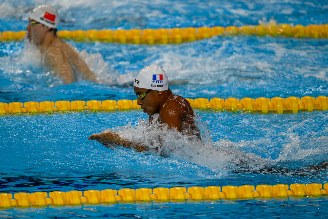 Jeremie Delbois Breaks Through in 100 Breast in Paris, Rises to #3 Frenchman All-Time