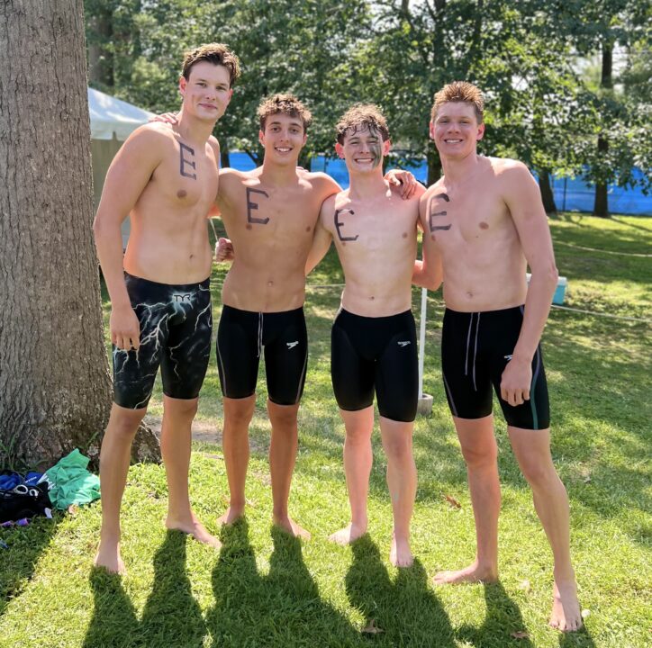 Erlton Swim Club Swims 1:42.60 200 SCM Medley Relay; Faster than National Public HS Record