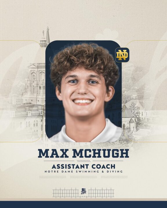 NCAA Champion Max McHugh Joins Notre Dame As Assistant Coach