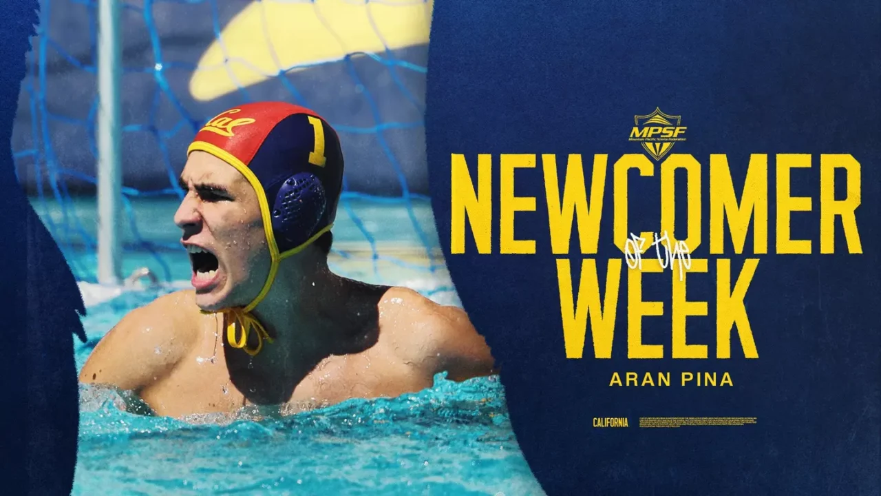 Cal’s Aran Pina Named MPSF Newcomer Of The Week