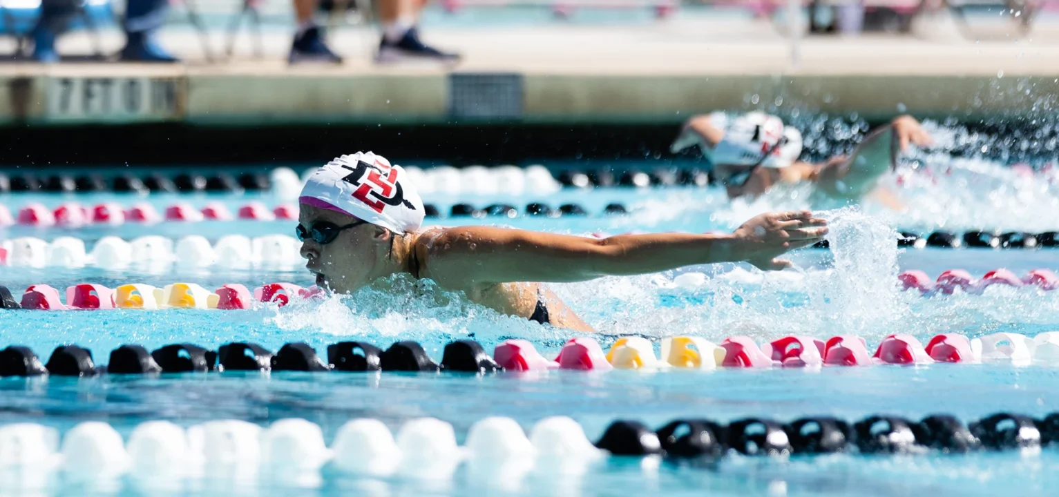 San Diego State Bests San Diego in Pentathlon Meet