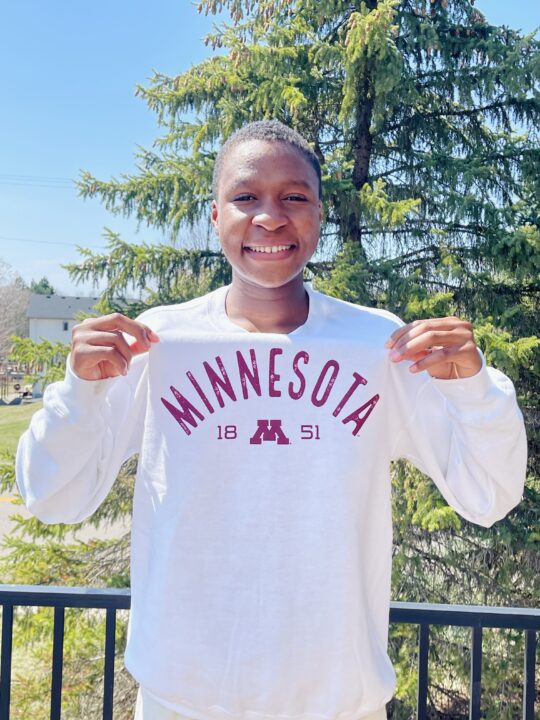 Freestyle & Butterfly Specialist Faith Lamah Commits To The University Of Minnesota