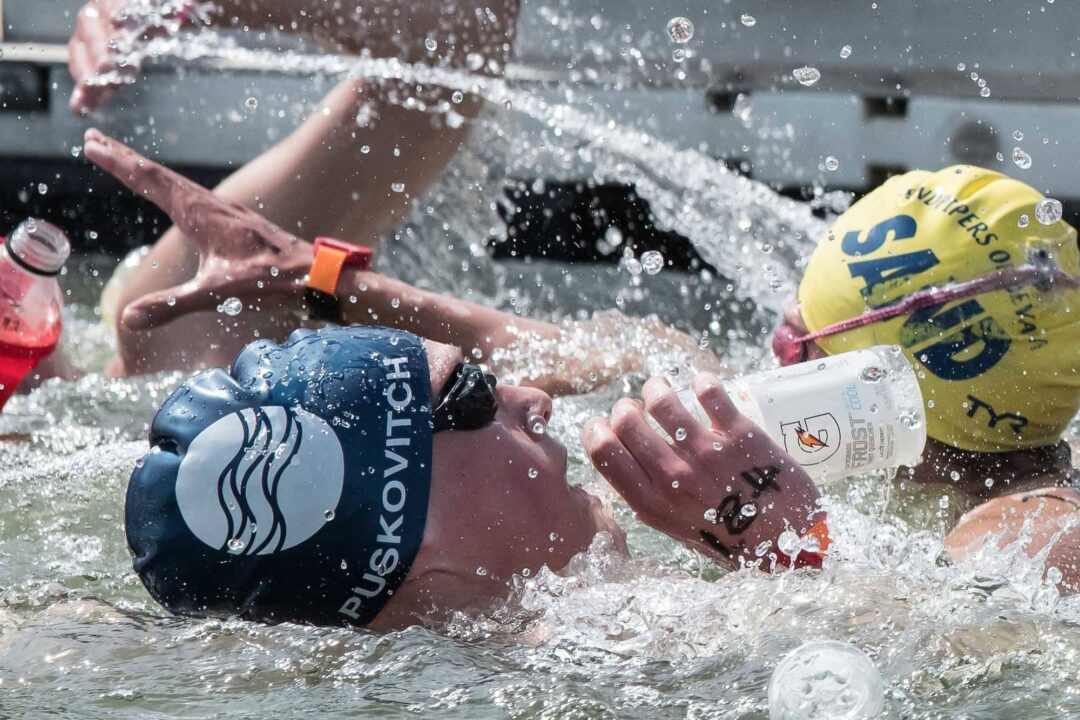 Ivan Puskovitch Wins Fran Crippen Open Water Athlete of the Year Golden Goggle Award