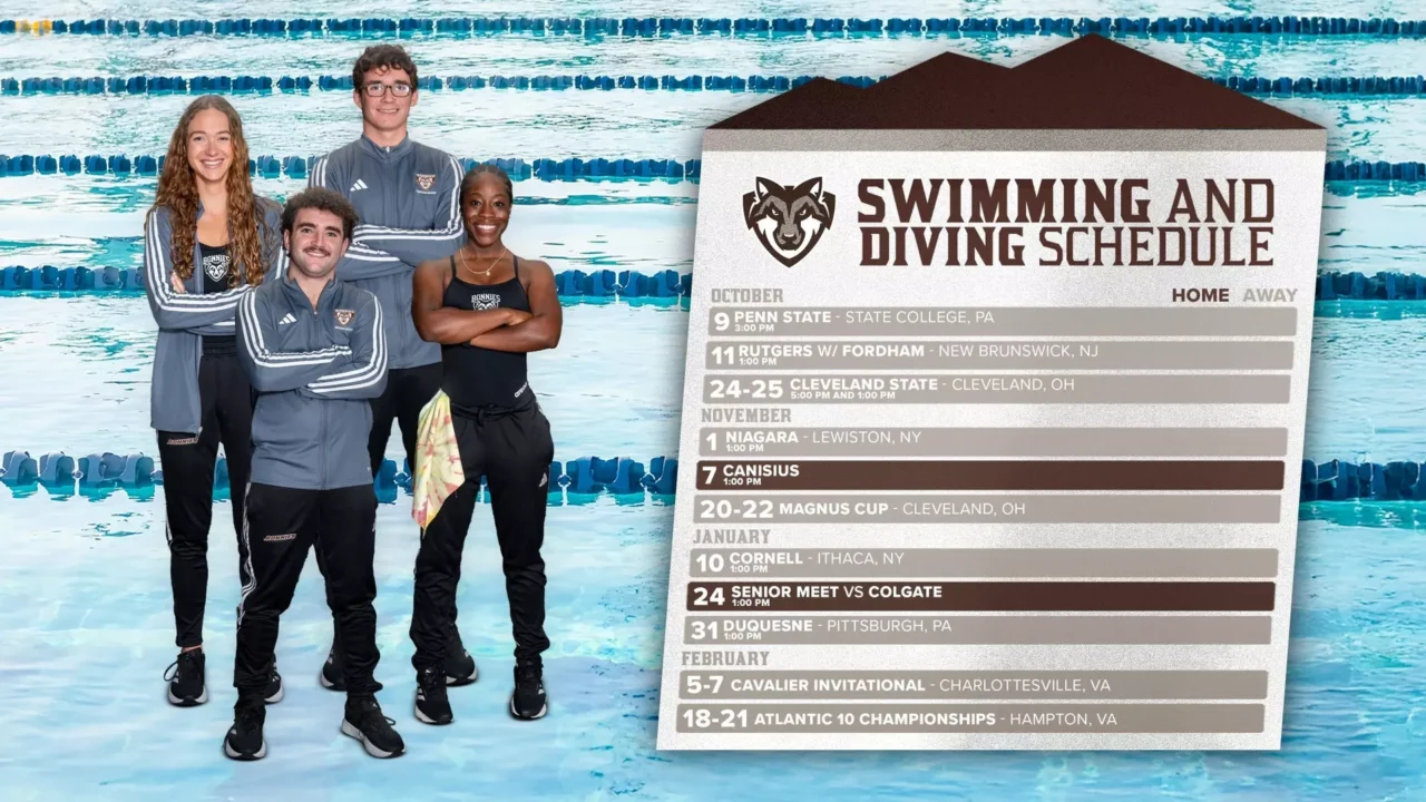 St. Bonaventure Swimming and Diving Releases 2025-26 Schedule