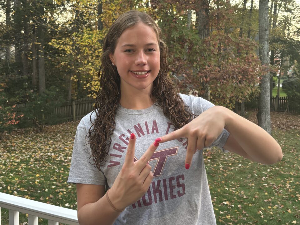 “Best of the Rest” Freestyle and Butterflyer Ally Vernon Will Join Virginia Tech for 2026