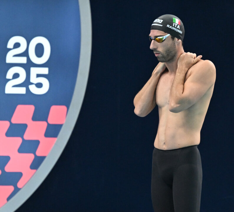 Stefano Raimondi É Argento Nei 100m Stile Libero S10 A Singapore