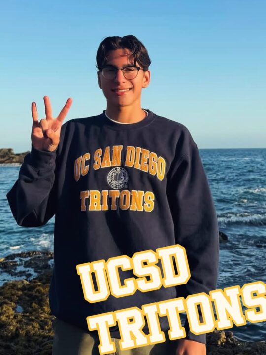 Distance Freestyler Dashiell DeAnda To Swim For UCSD In The Fall Of 2026