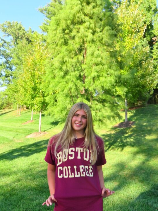 Freestyle & Backstroke Specialist Avery Cunneen Commits To Boston College For Fall 2026
