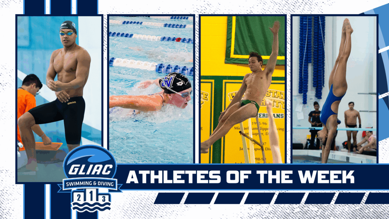 Grand Valley State’s Briceno, McAlpine Named GLIAC Swimmers of the Week