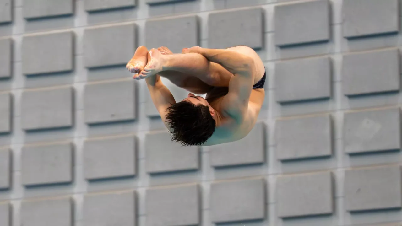 Omaha Freshman Nathan Frette Breaks Two School Diving Records As Mavs Sweep Rockhurst