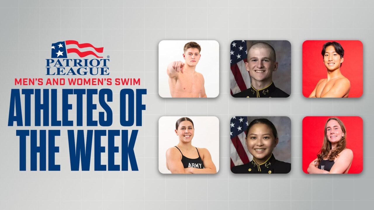 Army’s Johnny Crush, Angie McKane Named Patriot League Swimmers of the Week