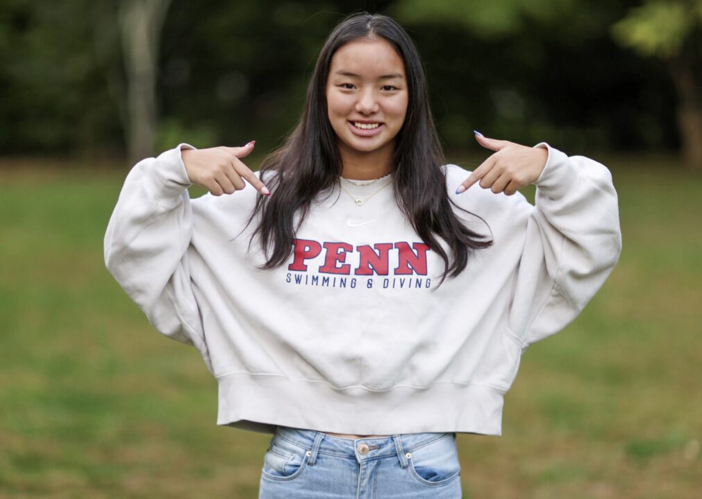 Lori Jiang (2027) Verbals to Penn; Will Be 3rd Sibling to Swim for the Quakers
