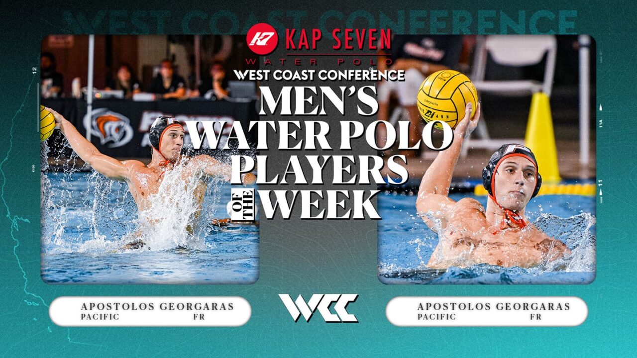 PAC’s Georgaras Sweeps West Coast Conference Men’s Water Polo Player of the Week Awards