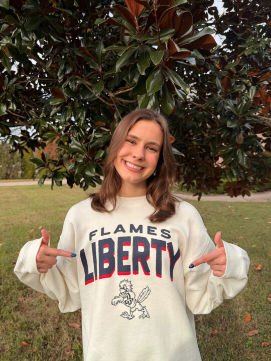 Liberty University Lands Commitment From 55.3/2:00.1 Backstroker Celia Francis