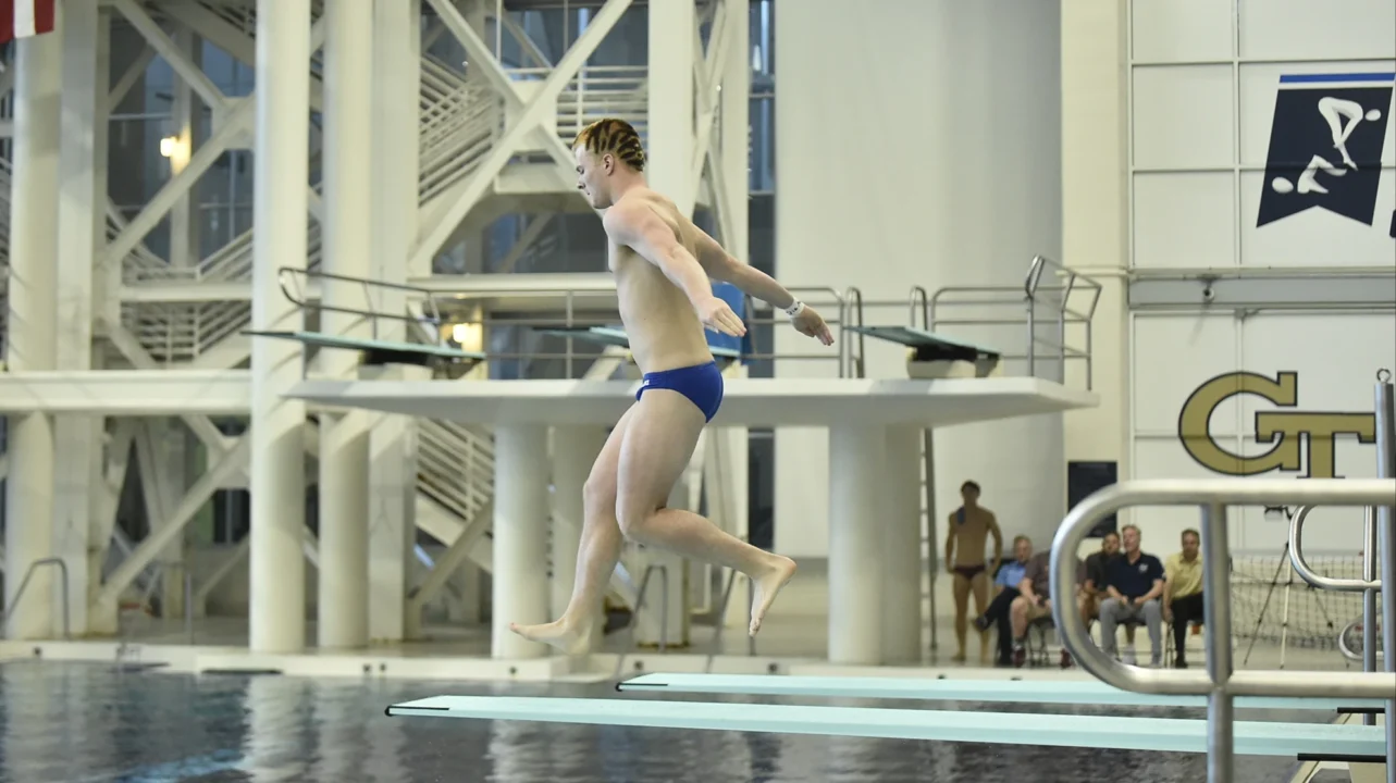 Auburn & Mizzou Divers Highlight Georgia Tech Diving Invite