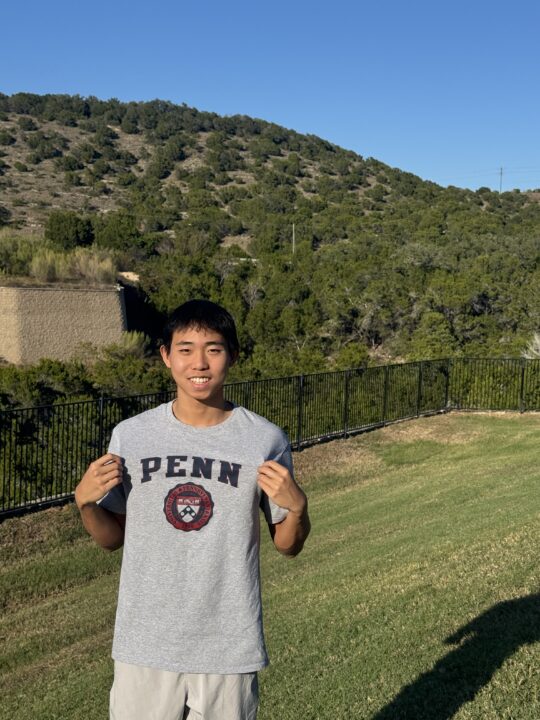 Ben Liang Commits to Penn’s Class of 2031 with Ivy League–Scoring 200 Back Time