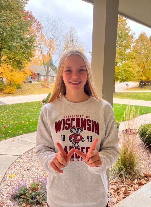 23.1/51.0 Sprint Freestyler Lindsey Schlegel Flips Commitment From UW-Green Bay To Wisconsin