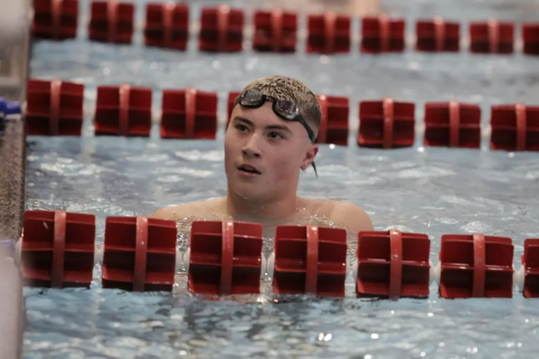 Mason Gilliam’s Record-Setting Swim Highlights Wabash’s 3rd-Place Finish At Kalamazoo Quad