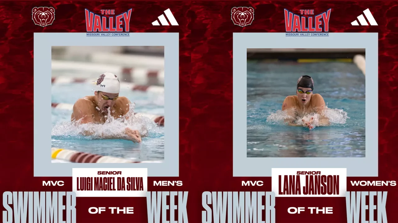 Missouri State’s Da Silva & Janson Named MVC Swimmers of the Week