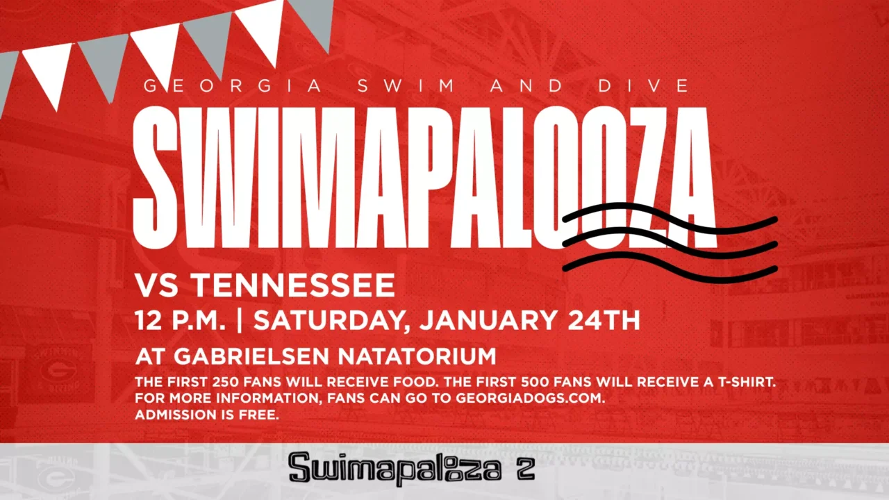 Georgia to Host “Swimapalooza 2” Against Tennessee on Jan. 24