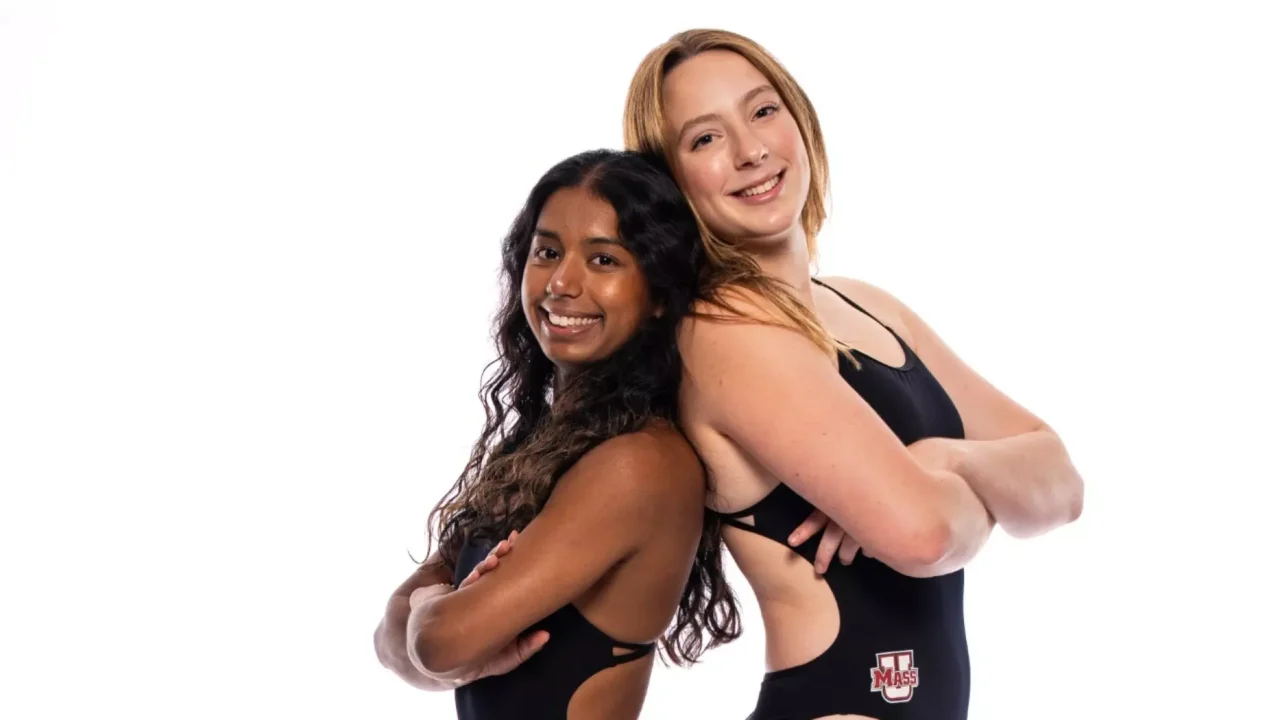 UMass Picks Up Sweep of Boston University; Terrier Freshman Ndubuisi Sets 200 Back Pool Record