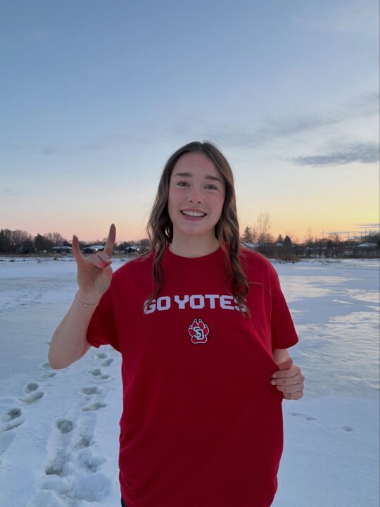 23.5/51.9 Sprinter Afton Scoresby Commits To South Dakota For Fall 2026