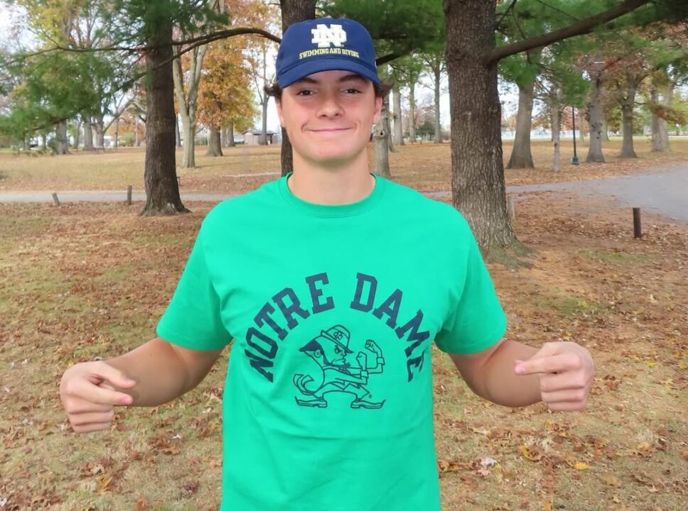 Finn Martin Turns Full Focus to Swimming After Wrapping Football Season as All-State Honoree