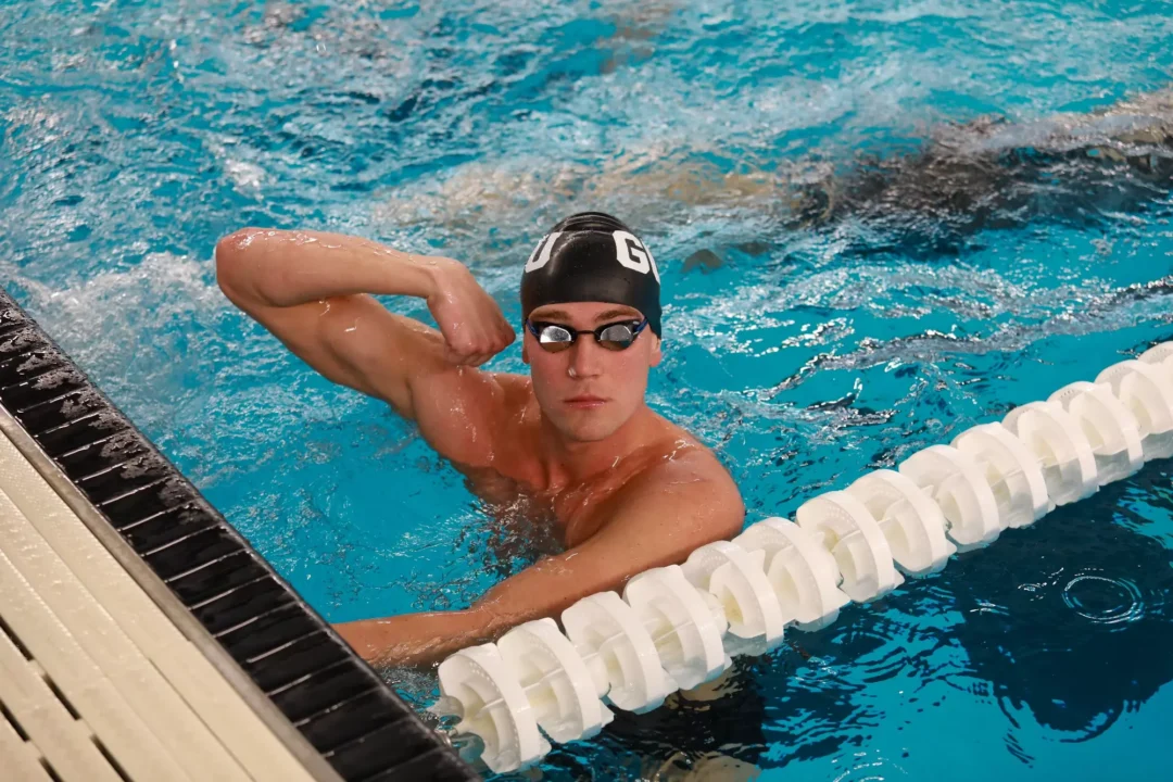 Grand Canyon’s Alex Volkov Swims 45.90 in the 100 Back at Golden Grizzly Classic