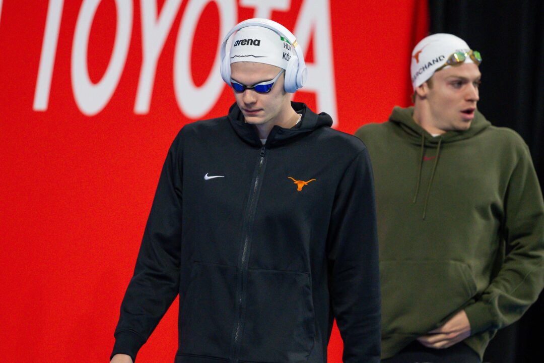 Hubert Kos Makes Return to NCAA, Shows Out at Eddie Reese Showdown