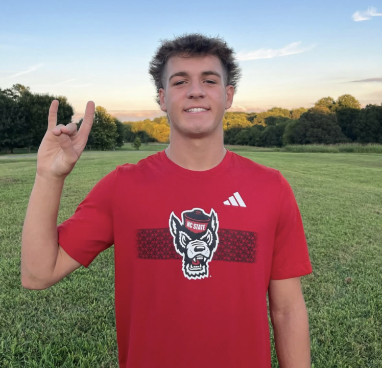 Ethan Holloway, Son of NC State Head Coach Braden Holloway Breaks NC LSC Record in 50 Breast