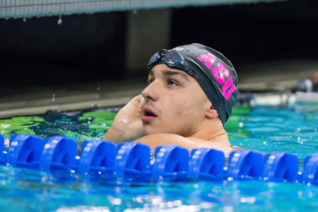 Ilya Kharun Blasts 18.47 50 Free In Big 12 Prelims To Reset Championship Record