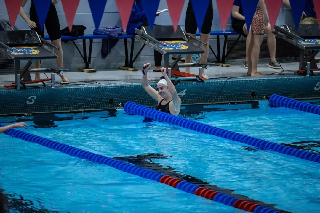 Kansas Wins Every Event En Route To 202-48 Victory Over Rockhurst