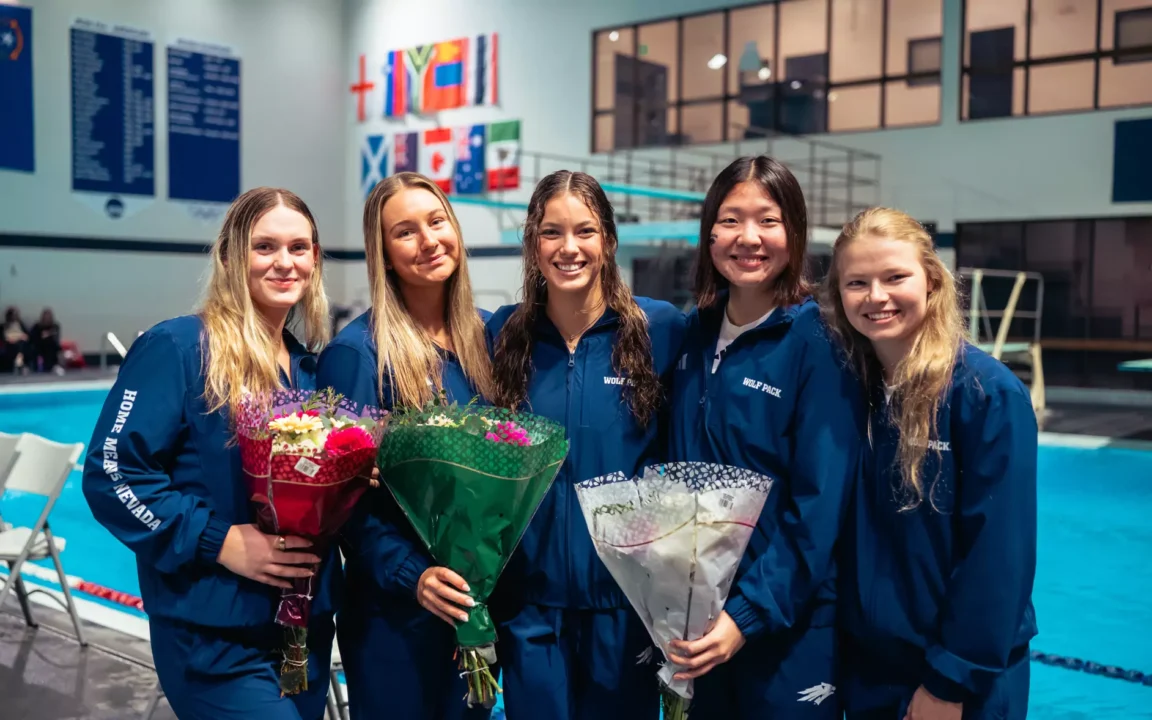 Nevada Swim & Dive Finishes Home Slate Undefeated With Win Over New Mexico