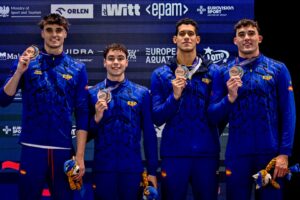 Spanish Men’s 4×50 Medley Shatter Super-Suited Record To Win First Relay Medal For 32 Years