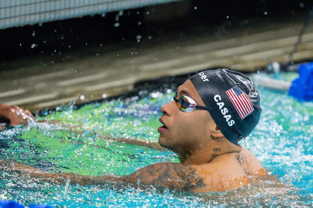 American Star Shaine Casas No-Shows 200 IM Prelims on Wednesday at Austin Pro Swim Series