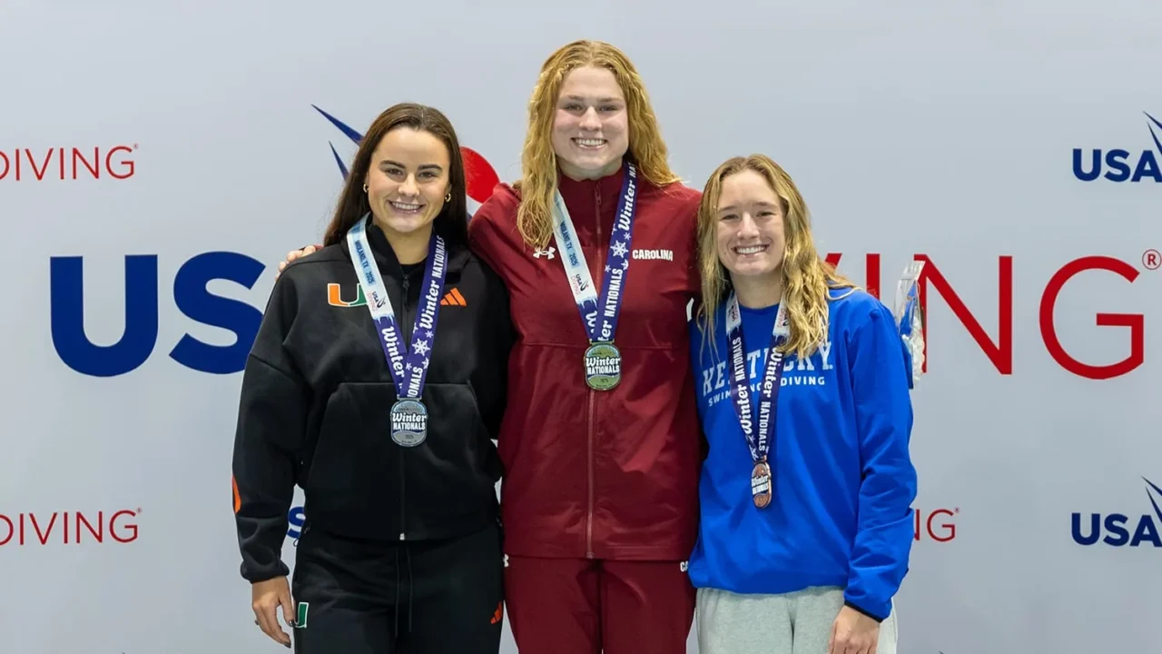 Verzyl, Greene Capture Individual Gold on Day 3 of USA Diving Winter National Championships