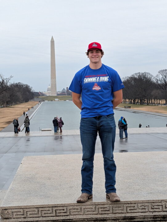 57.9/2:08.5 Breaststroker Ethan Hodson Commits To American University For 2026-27