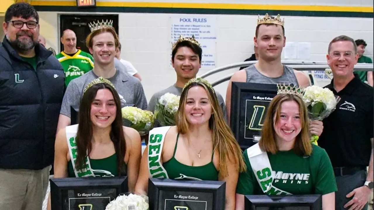 Le Moyne Sets Seven Records In Senior Day Sweep Over Canisius
