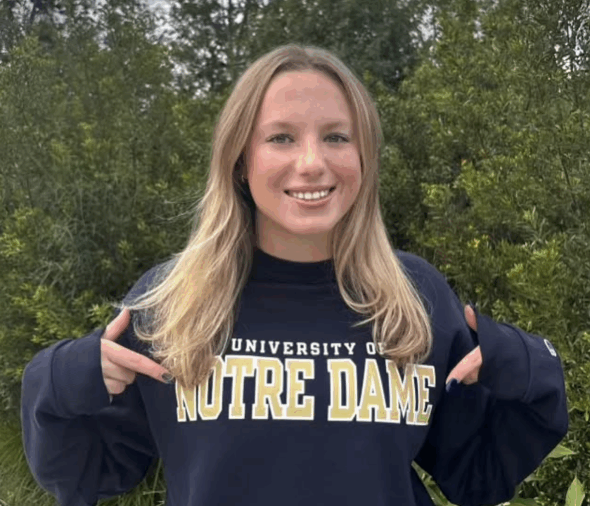 23.2/50.3 Sprint Freestyler Renee Nealon Commits To Notre Dame’s Class Of 2030